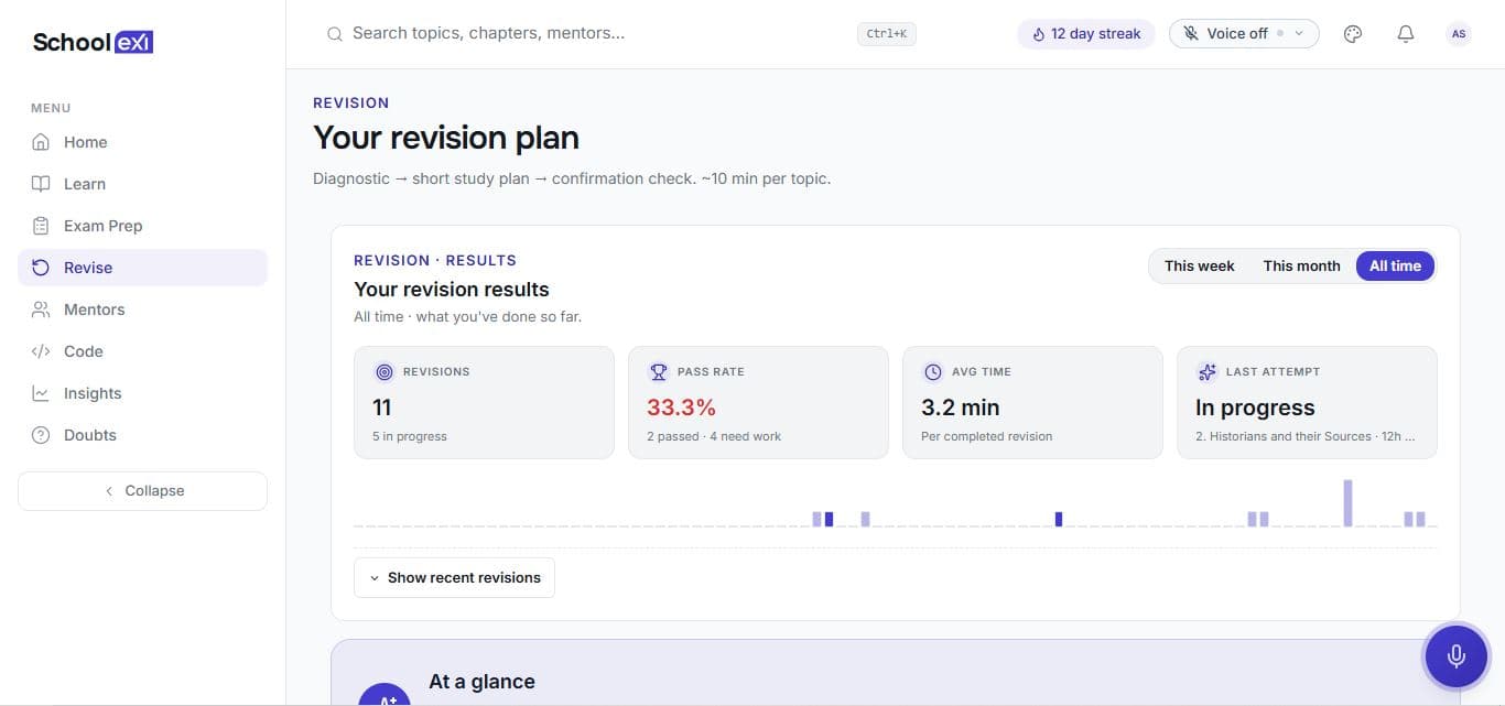 Revision — SchoolExl
